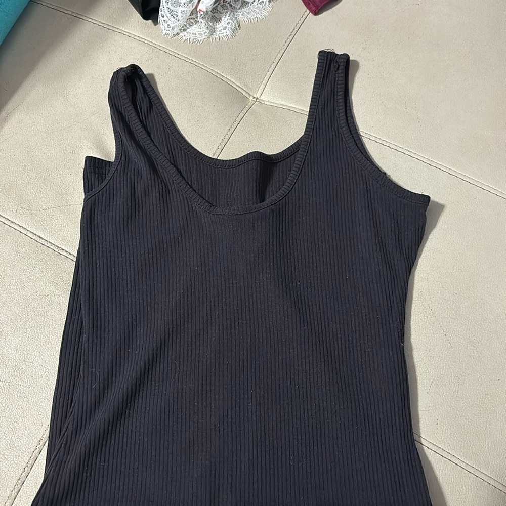 Stretchy dark blue dress